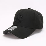 Dodgers and Yankees Baseball Cap 47brand Baseball Hat Men's Hard Top Big Logo NY Embroidered Wine Red