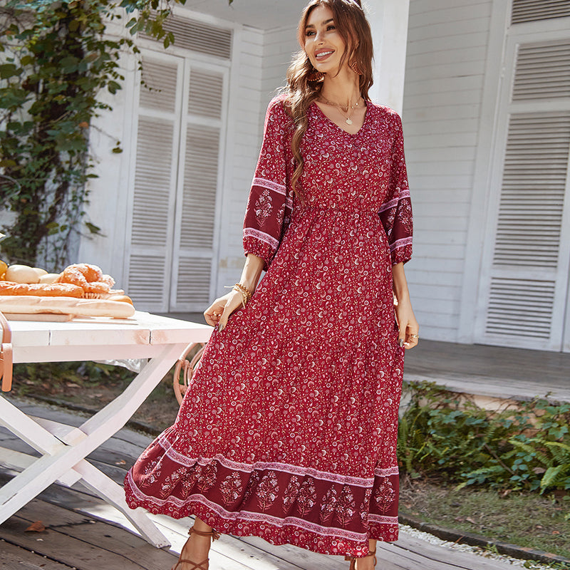 Gypsy Style Dresses Holiday Swing Dress