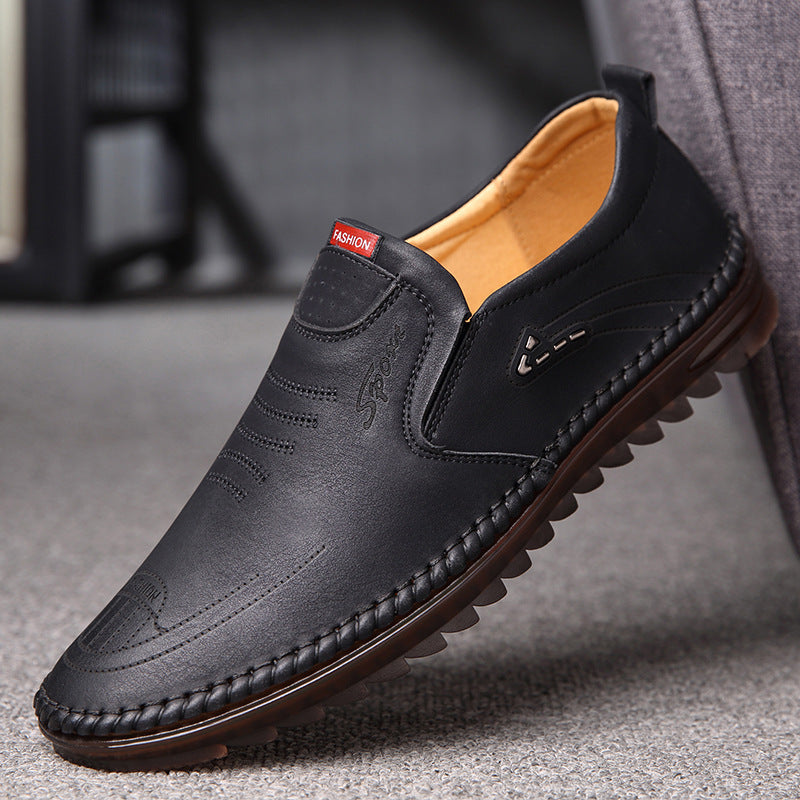 Men's Loafers Relaxedfit Slipon Loafer Men Shoes Men's Shoes Spring Leather Shoes Business Breathable Casual and Comfortable
