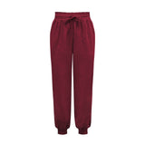 Coachella Music Festival Outfits Spring and Summer Women's Clothing Comfort and Casual Trousers Fashionable Elastic Waist