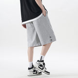 Men White Shorts Summer Men's Cotton Shorts Beach Pants Sports