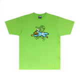 Ice Cream Running Dog T Shirt Loose Printed Audio Rap T-shirt