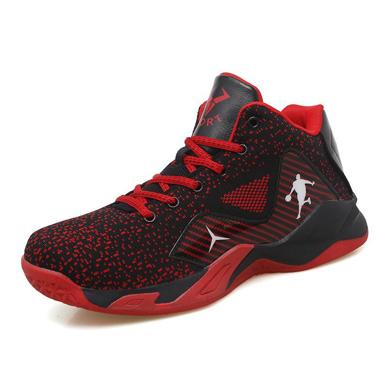 Men Basketball Shoeses Summer Flyknit Breathable Men Basketball Shoeses Lovers Shoes