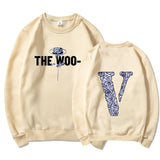 Vlone Sweatshirts Round Neck Sweater Printed Men'S And Women'S Loose