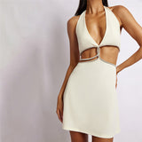 Music Festivals Rave Outfits Dress Summer Women 'S Sexy Backless Fashion Dress