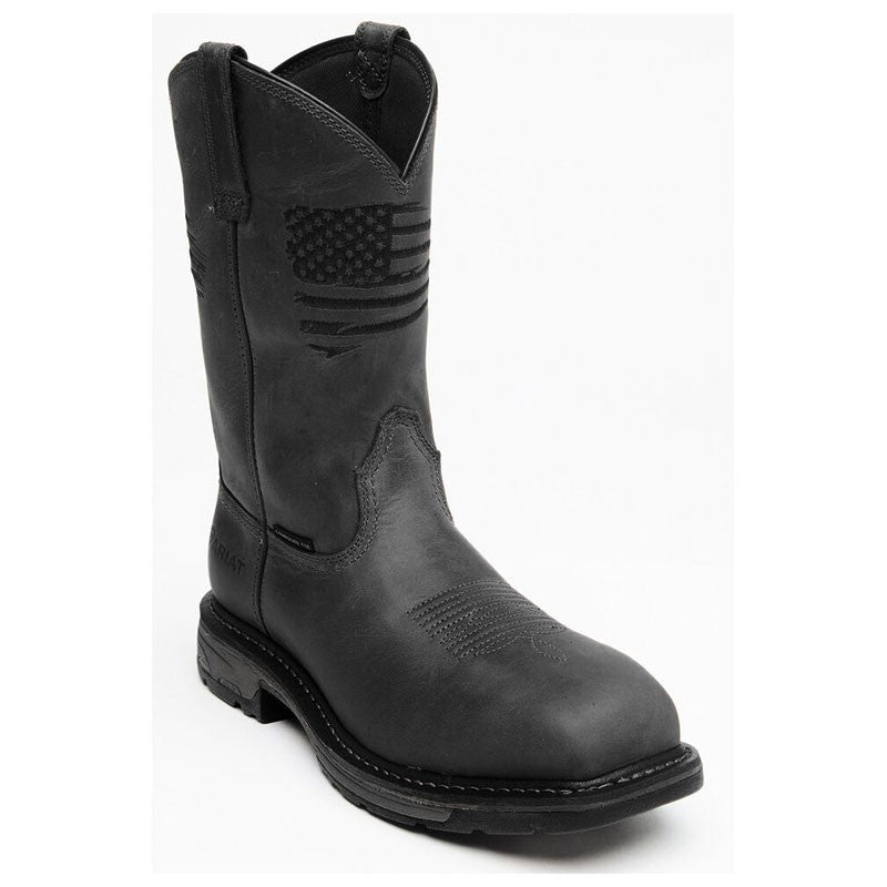 Justin Yellowstone Boots Men'S Winter Square Heel Casual Round Toe Dr. Martens Boots Plus Size Men'S Shoes