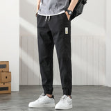 Cuffed Cargo Pants Summer Casual Stylish Pants Men's Trousers