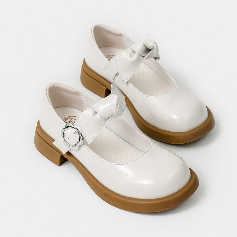 Mary Jane Shoes Summer Retro Shoes Butterfly Skirt