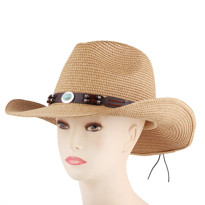 Beth Dutton Hat Straw Cowboy Hat Curved Outdoor Travel Casual Hat
