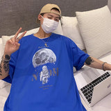 Men T-Shirts All-Match Half-Sleeved Loose Printing