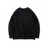 Men Sweater Cartoon Dinosaur Jacquard Sweater Men's Loose round Neck Sweater Trendy Brand Pullover Top