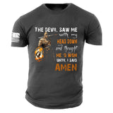 Man T Shirt Cartoon Anime Mesh Loose