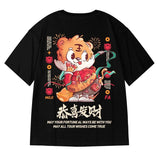 Men T-Shirts Loose Half-Length Sleeves