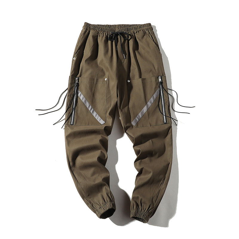 Men's Pants Solid Color Casual Loose