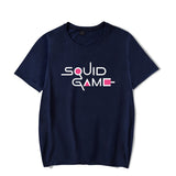 Squid Game Costume Printed Short Sleeve Pullover round Neck T-shirt