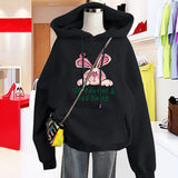 Bearbrick Hoodie Hooded Autumn Sweater Slimming Oversize Ladies