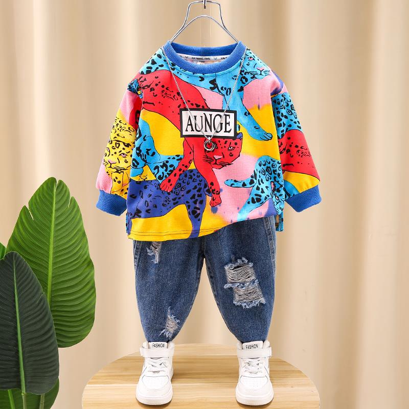 Toddler Boys Sweater Boys Sweater Suit Spring and Autumn
