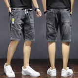 Men Jorts Casual Men's Clothing Middle Pants Summer Denim Shorts