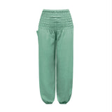 Coachella Music Festival Outfits Solid Color Loose-Fitting Large Size Casual Breathable Pants