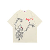 Skull Apparel Skull Print Loose