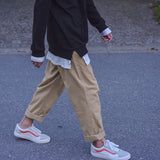 Men's Pants Retro Loose Straight Casual Trousers