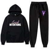 Vlone Hoodie & Pants 2 Piece Set Casual Loose Hoodie