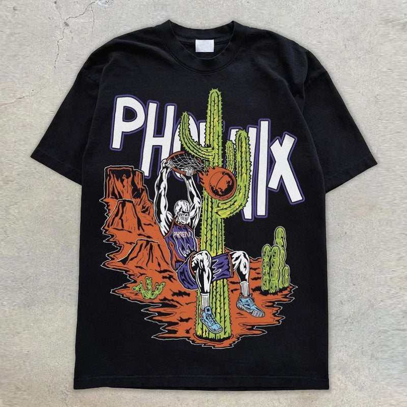 Rave Outfits Mens T Shirt round Neck Fashion Printing