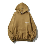 Kanye West Sunday Service Hoodie Fog Flocking Small Icon Printing Plus Velvet Hoodie Sweater