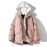 MEN'S Hoodie Thickened Fake Two Pieces Hooded Casual Loose
