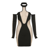 Music Festivals Rave Outfits Dress Spring and Summer Women's Clothing Fashion Slim Dress