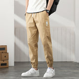 Cuffed Cargo Pants Summer Casual Stylish Pants Men's Trousers