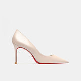 Red Bottom Heels Shallow Mouth Pointed High Heel Stiletto Heel Work Shoes for Catwalk