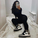 Spring New Women's Backless Tight Sports Fitness Jumpsuit Women