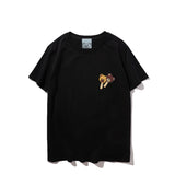 Moschino T Shirt Teddy Bear Pattern Quick-Drying Loose Short Sleeve