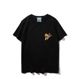 Moschino T Shirt Teddy Bear Pattern Quick-Drying Loose Short Sleeve