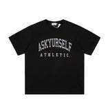 Askyurself T Shirt Loose Couple Short Sleeve T-shirt