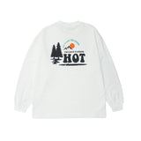 Crew Neck Sweatshirts for Men Menswear Autumn Clothes Printed Crew Neck Sweatshirt Men's Fashion Brand Loose Casual
