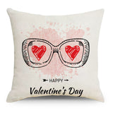 Valentine's Day Pillow Covers 4 Piece Random Styles Together, Love Festival Home Pillow Cushion Cover