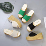 Platform Heels for Women Summer Fashion Platform Slippers