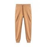 Grey Sweatpants Zipper Men's Casual Sports Trousers