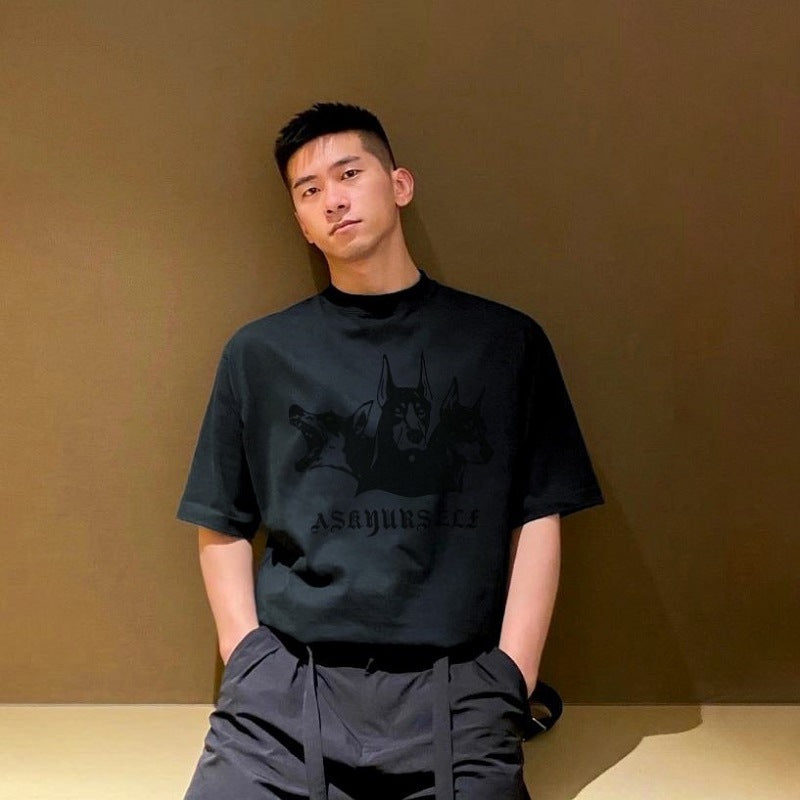 Askyurself T Shirt Loose Men's Short Sleeve Summer