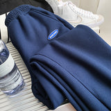 Grey Sweatpants Sports Pants Female Spring and Autumn Casual Loose