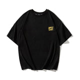 Men T Shitrs Letter Printed round Neck