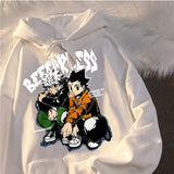 Anime Hoddies Autumn and Winter Hoodie Women's Pullover and Fleece Sweater