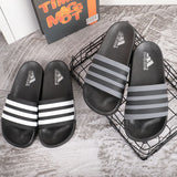 Men's Flip Flops Men Slides Comfort Slides Sandal Summer Stripes Outdoor Beach Fashion Slippers Men