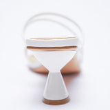 White Strappy Heels Summer Limited Thin Strap Sandals Wine Cup Heel Outdoor Slippers
