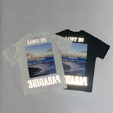 Askyurself T Shirt Fog California HAILANG Photo High Street Reflective Distressed