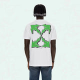Off White T Shirt Arrow Men'S Short Sleeve Cotton Owt