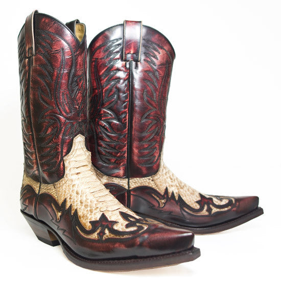 Yellowstone Cowboy Boots Men'S Embroidered Shoes Western Cowboy Men'S Boots
