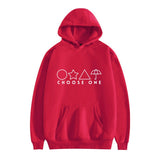 Squid Game Costume Anime Print Fashion Casual Hooded Sweatshirt